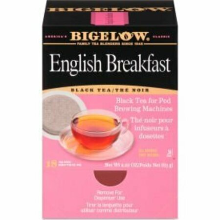 BIGELOW TEA CO Bigelow English Breakfast Tea Pods, 1.90 oz, 18/Box RCB09906